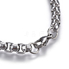 304 Stainless Steel Box chain Necklaces NJEW-F242-13P-H-3