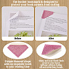 Glitter Imitation Leather Book Corner Protectors AJEW-TAC0038-03C-12