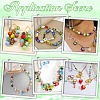 180Pcs 6 Styles Handmade Millefiori Glass Bead Strands LAMP-LT0001-07-7