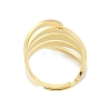 304 Stainless Steel Multi-layer Adjustable Rings for Women RJEW-Z045-01G-03-3