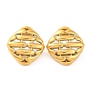 Ion Plating(IP) 304 Stainless Steel Stud Earrings EJEW-G395-09G-2