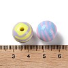 Two Tone Opaque Acrylic Beads X-SACR-I005-07A-3