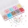 1420Pcs 10 Colors Glass Seed Beads SEED-TA0001-53-3