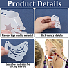 20Pcs PET Tattoo Stencil Templates AJEW-WH20141-12-6