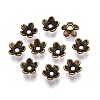 Tibetan Style Alloy Bead Caps MLF1225Y-NF-1
