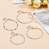 2 Bags 2 Styles Natural Gemstone Beads Bracelet & Dapped Chains Bracelet Set for Women BJEW-GO0001-15-3