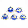 Alloy Enamel Pendants ENAM-N054-017A-1