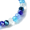 Electroplated Glass Beaded Stretch Bracelets BJEW-JB10900-01-4