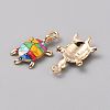 Alloy Enamel Pendants FIND-CJC0027-01G-09-2
