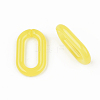Imitation Jelly Acrylic Linking Rings OACR-T024-02-E04-3