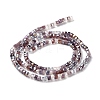 Gradient Color Electroplate Glass Bead Strands GLAA-E042-05-B10-3
