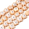 Dyed Natural Freshwater Shell Beads Strands SHEL-A006-03B-1