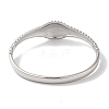 Non-Tarnish 304 Stainless Steel Grooved Hinged Bangles for Women BJEW-I315-16P-3