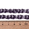 Transparent Glass Beads Strands GLAA-Q118-01A-B08-4