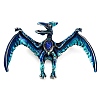 Pterosaurs Alloy Rhinestone Brooch JEWB-Z031-01AS-2