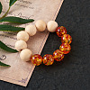 Resin Imitation Amber Beads CRES-TA0001-17-14