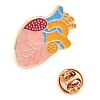 Body Organ Enamel Pins JEWB-D279-06G-01-2