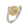 Rotatable Open Finger Rings for Women RJEW-H245-02PG-4