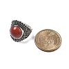 Synthetic Goldstone Adjustable Rings RJEW-I108-03AS-03-5