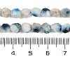 Natural Blue Ice Glacierite Stone Beads Strands G-B092-A01-01-5