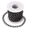 Aluminium Twisted Curb Chains CHA-TA0001-03B-3