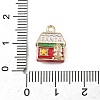 Christmas Alloy Enamel Charms ENAM-F156-01G-06-3