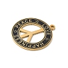 304 Stainless Steel Pendants STAS-F326-07G-2