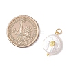 Natural Keshi Pearl Pendants PALLOY-JF04960-2
