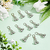 32Pcs 304 Stainless Steel Bell Charm Decorations HJEW-PH01559-5