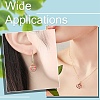 50Pcs 10 Colors Printed Alloy Pendants ENAM-CJ0006-81-7