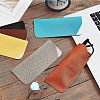  12Pcs 6 Colors PU Imitation Leather Slip-in Glasses Case AJEW-NB0003-69-5