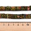 Natural Unakite Beads Strands G-T138-51-5