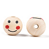 Unfinished Natural Wood Beads WOOD-N016-25mm-01-2