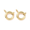 Brass Spring Ring Clasps KK-G435-24G-2