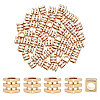 60Pcs Brass Spacer Beads KK-ME0003-77-1