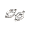 304 Stainless Steel Connector Cabochon Settings STAS-L303-29P-2