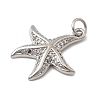 Brass Micro Pave Cubic Zirconia Pendants KK-H092-02C-P-2