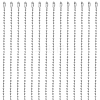 30Pcs Iron Ball Chain Necklace Making MAK-SP0001-08P-1
