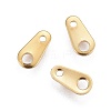 201 Stainless Steel Chain Tabs STAS-I100-30B-G-1