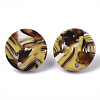 Cellulose Acetate(Resin) Stud Earring Findings KY-R022-020-3