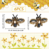 Bee Shape Felt Ornament Accessories PATC-WH0005-27-2