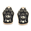 Alloy Enamel Pendants ENAM-CJC0020-19-3
