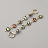Brass Leverback Earrings EJEW-WH0004-209G-2