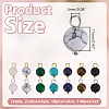 140Pcs Natural & Synthetic Gemstone Pendants PALLOY-AR00044-2