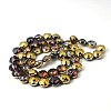 Electorplated Glass Beads EGLA-E002-2H-2