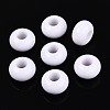 Independence Day Opaque Acrylic European Beads SACR-N019-03M1-4