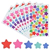 4 Bags Star Pattern DIY Paper Picture Stickers AJEW-FS0001-16-3