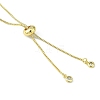 Rack Plating Brass Box Chain Slider Bracelets MAK-YW0001-04G-2