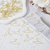 SUPERFINDINGS 50Pcs Mini Iron Clothing Hanger AJEW-FH0004-38B-5