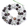 Natural Green Lodolite Quartz/Garden Quartz Beads Strands G-R460-002-2